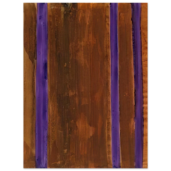 Gunther Forg - Untitled brownviolet - 2001  75x100 cm / 30x40inches Fine Art Poster