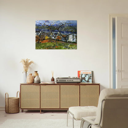 LANDSCAPE NEAR CHATOU 1904 - Andre Derain Brushed Aluminum Print - 70x100 cm / 28x40 inches | Andre Derain Aluminum Print | Andre Derain Prints