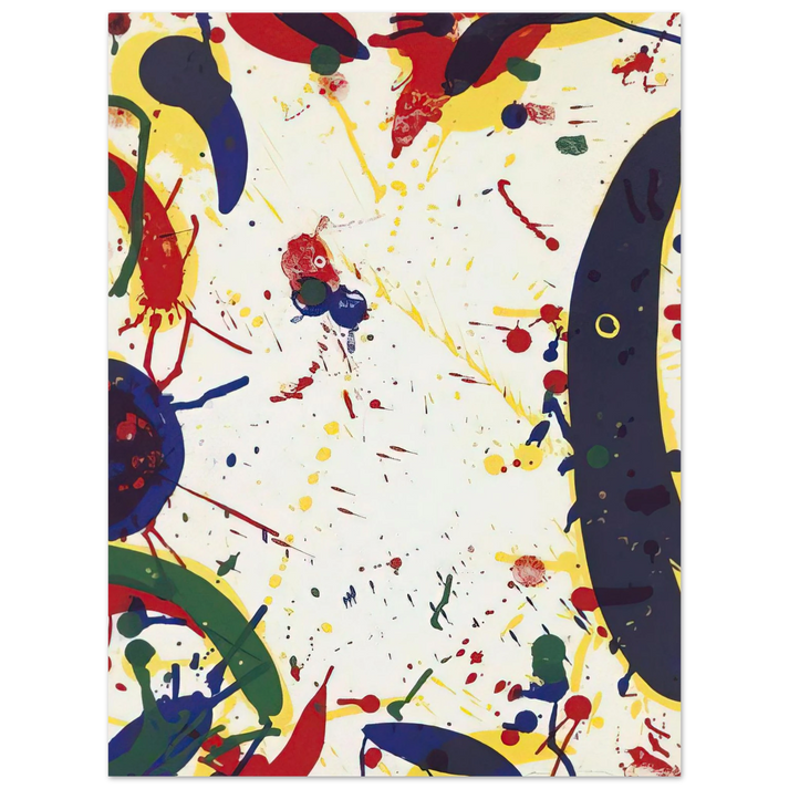 Sam Francis - Blue Bones  75x100 cm / 30x40inches Fine Art Poster