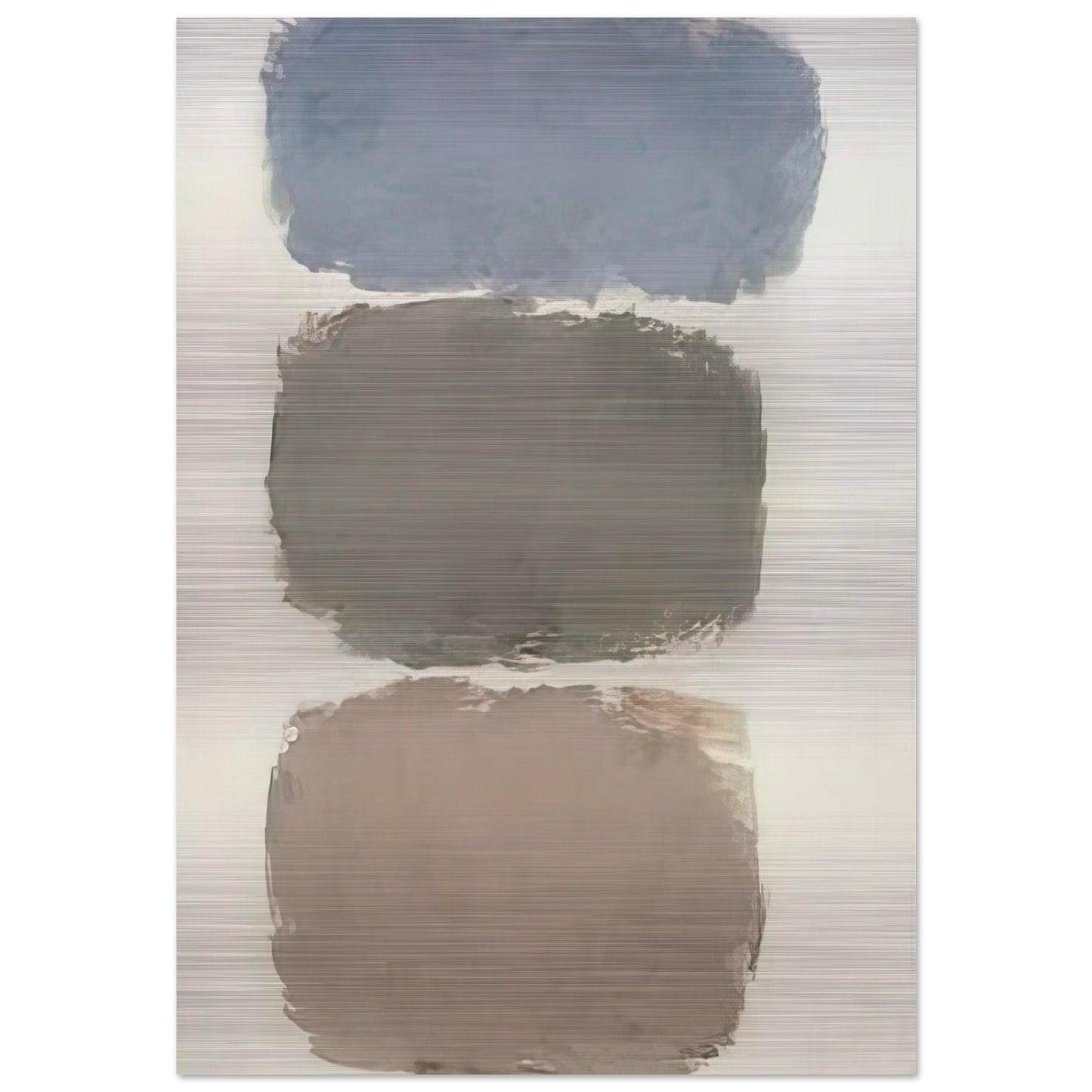 Untitled - 1962 - Ray Parker Brushed Aluminum Print - 70x100 cm / 28x40 inches | Ray Parker Aluminum Print | Ray Parker Prints