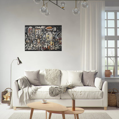 Fugue Number 2 - 1943 - Richard Pousette-Dart Brushed Aluminum Print - 70x100 cm / 28x40 inches | Richard Pousette-Dart Aluminum Print | Richard Pousette-Dart Prints