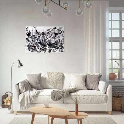 NUMBER 29 1950 - Jackson Pollock Brushed Aluminum Print - 70x100 cm / 28x40 inches | Jackson Pollock Aluminum Print | Jackson Pollock Prints