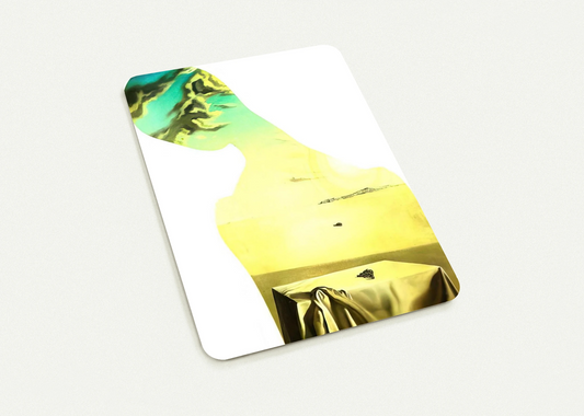 COUPLE WITH CLOUDS IN THEIR HEADS WOMAN By Salvador Dali Pack of 10 Post Cards | Salvador Dali Post Cards | A6 (10.5 x 14.8 cm) - 4.1 x 5.8 inches