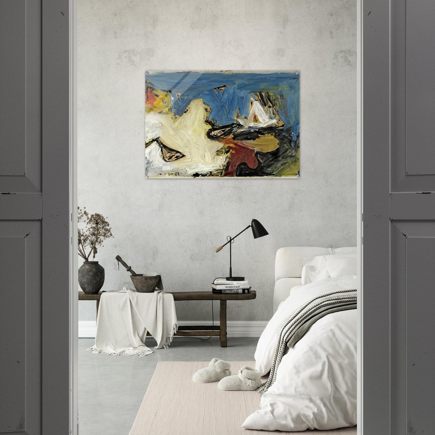 PAINTING I 1957 - Milton Resnick Acrylic Print - 70x100 cm / 28x40″ inches