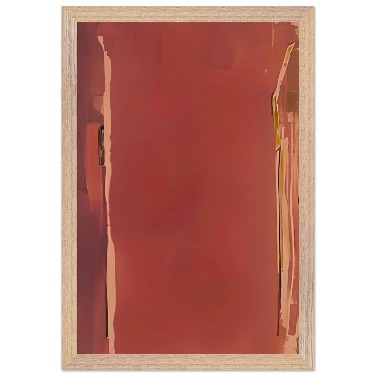 Helen Frankenthaler - Sentry, 1976- Wall Art - 21x29.7 cm / 8x12" - Premium Wooden Framed Poster With Fine Art Paper-canvas - White frame