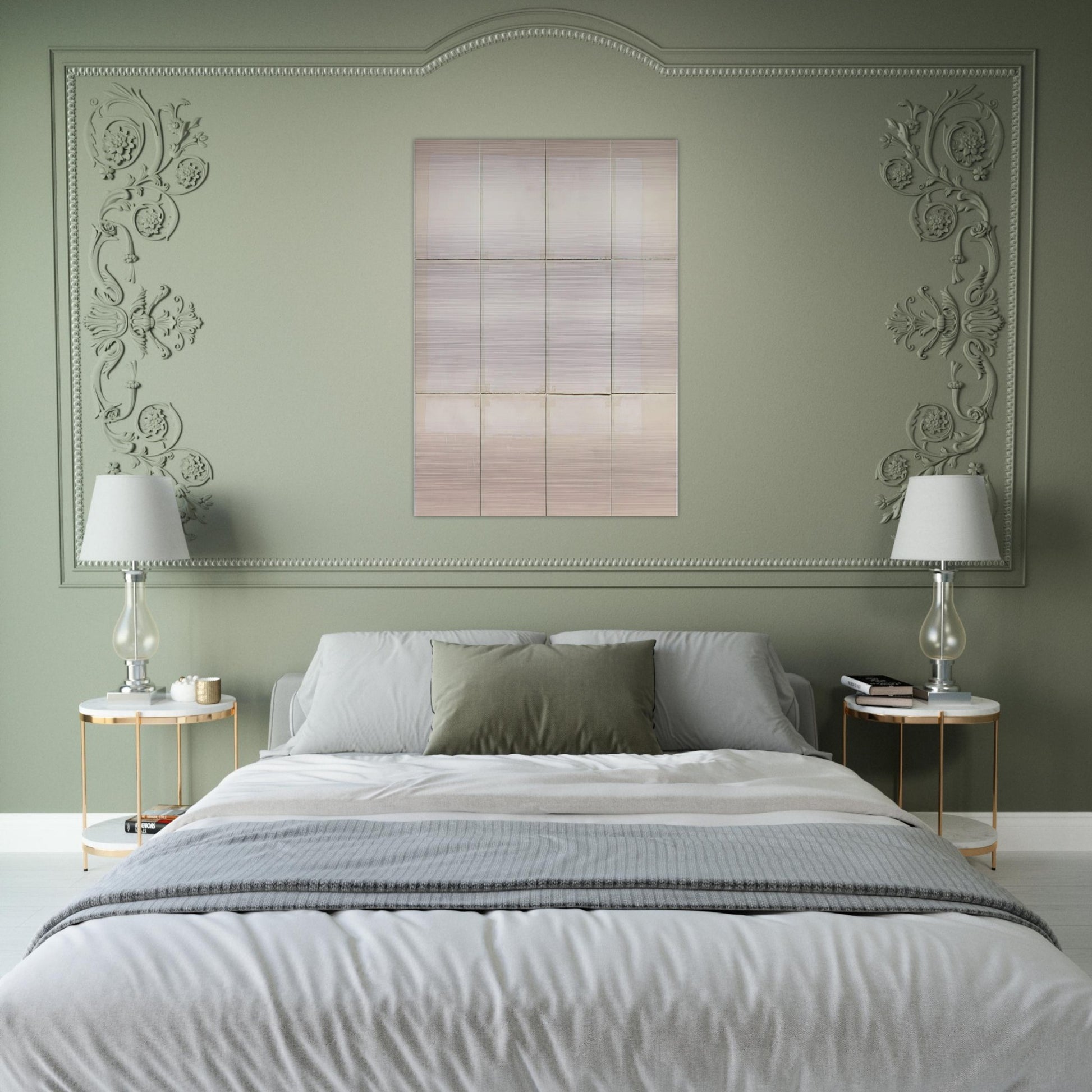 Classico 5 - Robert Ryman Brushed Aluminum Print - 70x100 cm / 28x40 inches | Robert Ryman Aluminum Print | Robert Ryman Prints
