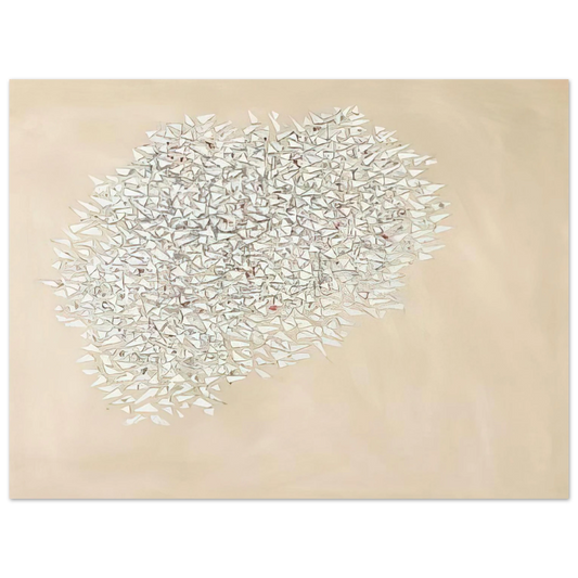 Robert Goodnough - White Mass - 1980  75x100 cm / 30x40inches Fine Art Poster