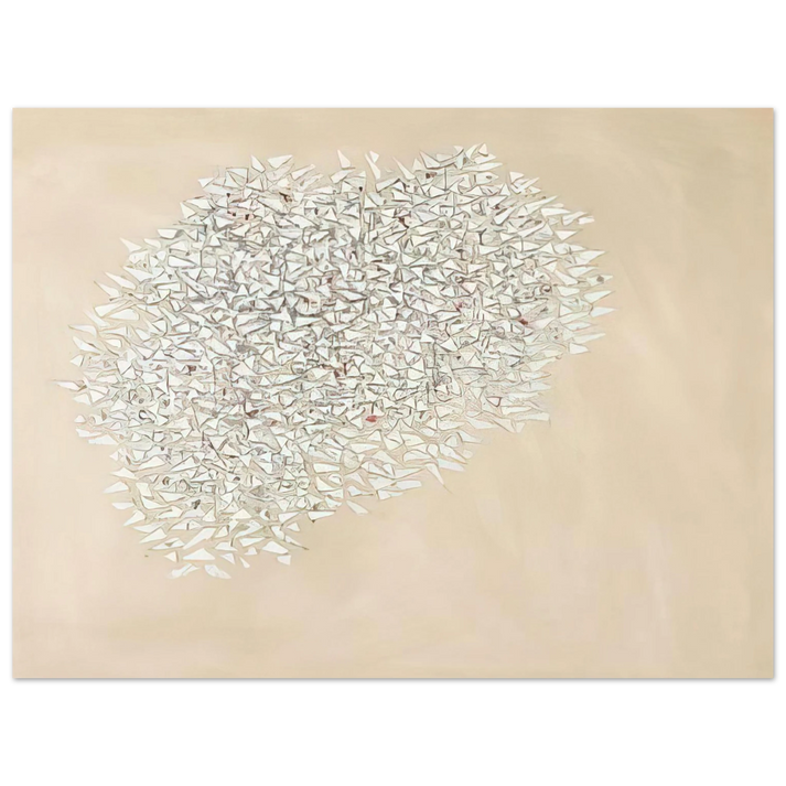 Robert Goodnough - White Mass - 1980  75x100 cm / 30x40inches Fine Art Poster
