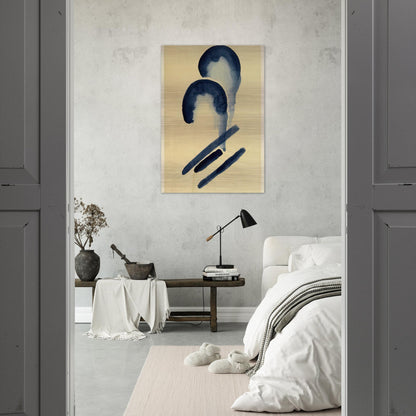 Blue-04 - Georgia O'Keeffe Brushed Aluminum Print - 70x100 cm / 28x40 inches | Georgia O'Keeffe Aluminum Print | Georgia O'Keeffe Prints