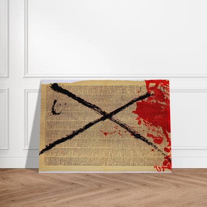 JOURNAL 1968 - Antoni Tapies Brushed Aluminum Print - 70x100 cm / 28x40 inches | Antoni Tapies Aluminum Print | Antoni Tapies Prints