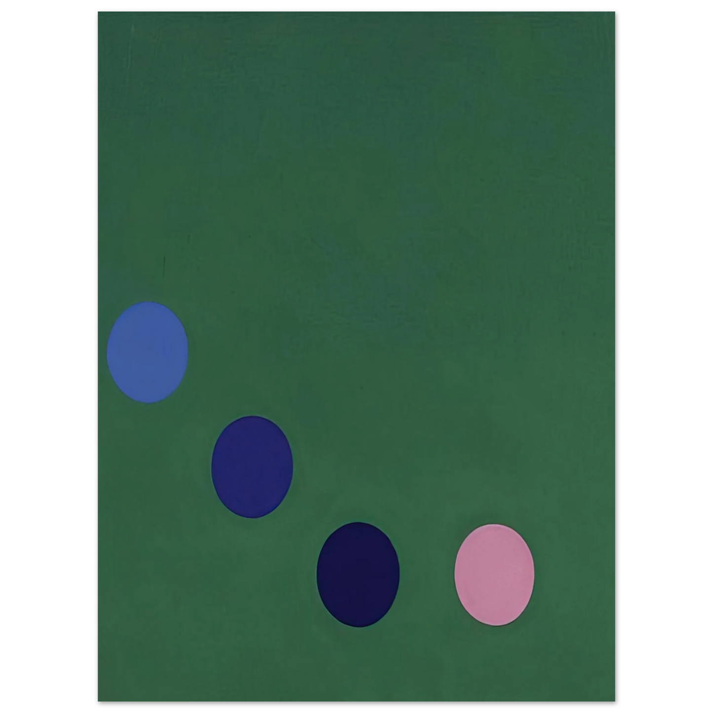Thomas Downing - Green Square - Op Art  75x100 cm / 30x40inches Fine Art Poster