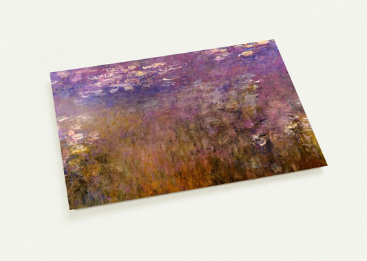 Agapanthus center panel By claude monet Pack of 10 Post Cards | claude monet Post Cards | A6 (10.5 x 14.8 cm) - 4.1 x 5.8 inches