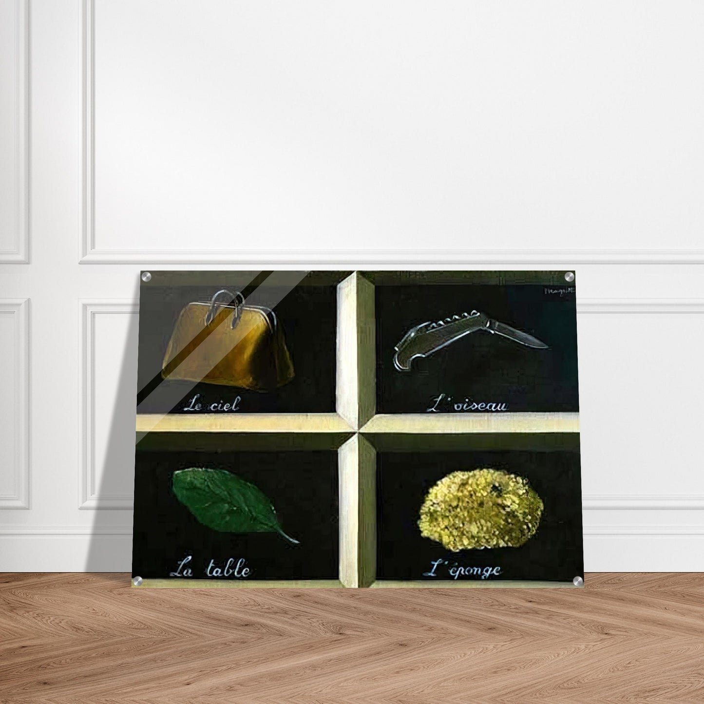 THE INTERPRETATION OF DREAMS 1927 - Rene Magritte Acrylic Print - 70x100 cm / 28x40″ inches