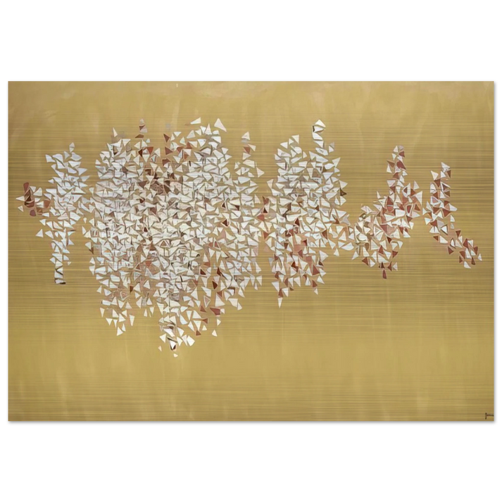 Untitled - 1962 - Robert Goodnough Brushed Aluminum Print - 70x100 cm / 28x40 inches | Robert Goodnough Aluminum Print | Robert Goodnough Prints