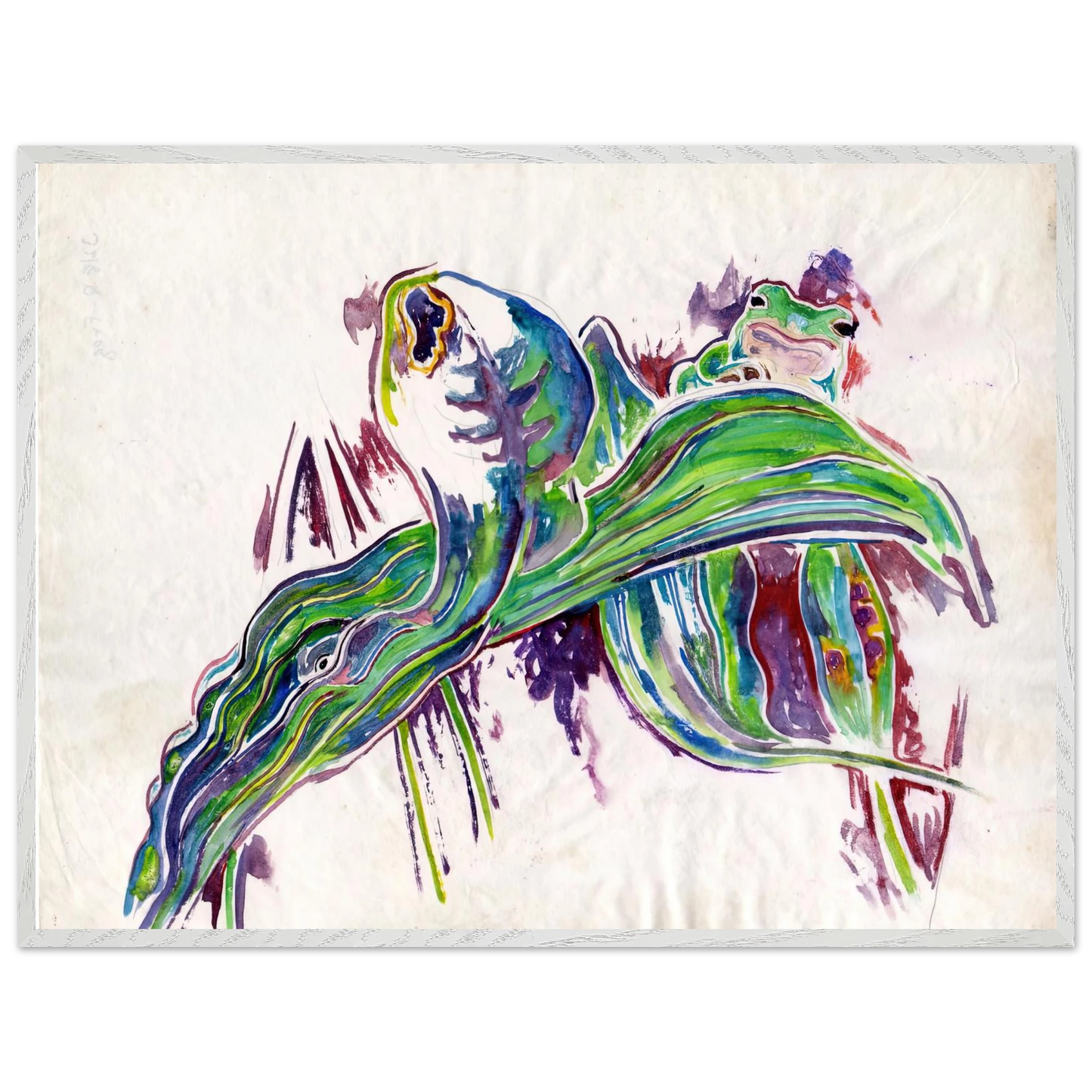 Walter Inglis Anderson - Walter Anderson Wall art - A3 (29.7 x 42  cm) - Premium Wooden Framed Poster With Fine Art Paper-canvas - Wood frame