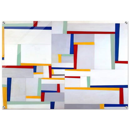 Relational Painting #9 - 1946 - Fritz Glarner Acrylic Print - 70x100 cm / 28x40″ inches