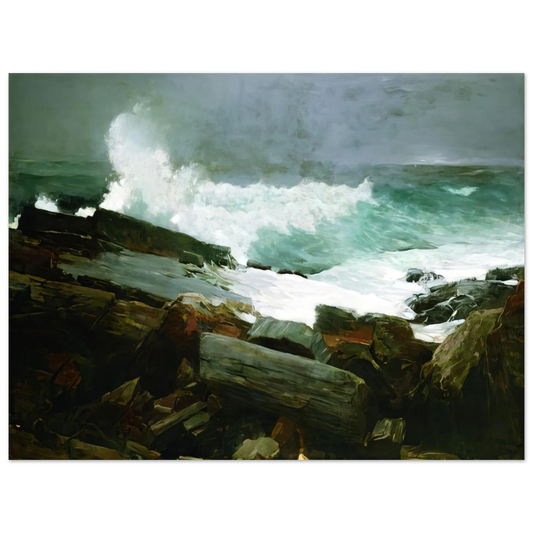 Winslow Homer - WEATHERBEATEN 1894  75x100 cm / 30x40inches Fine Art Poster
