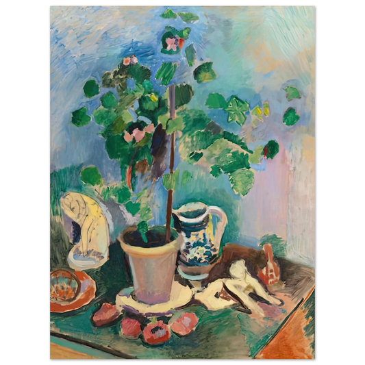 Henri Matisse - THE GERANIUM 1906  75x100 cm / 30x40inches Fine Art Poster