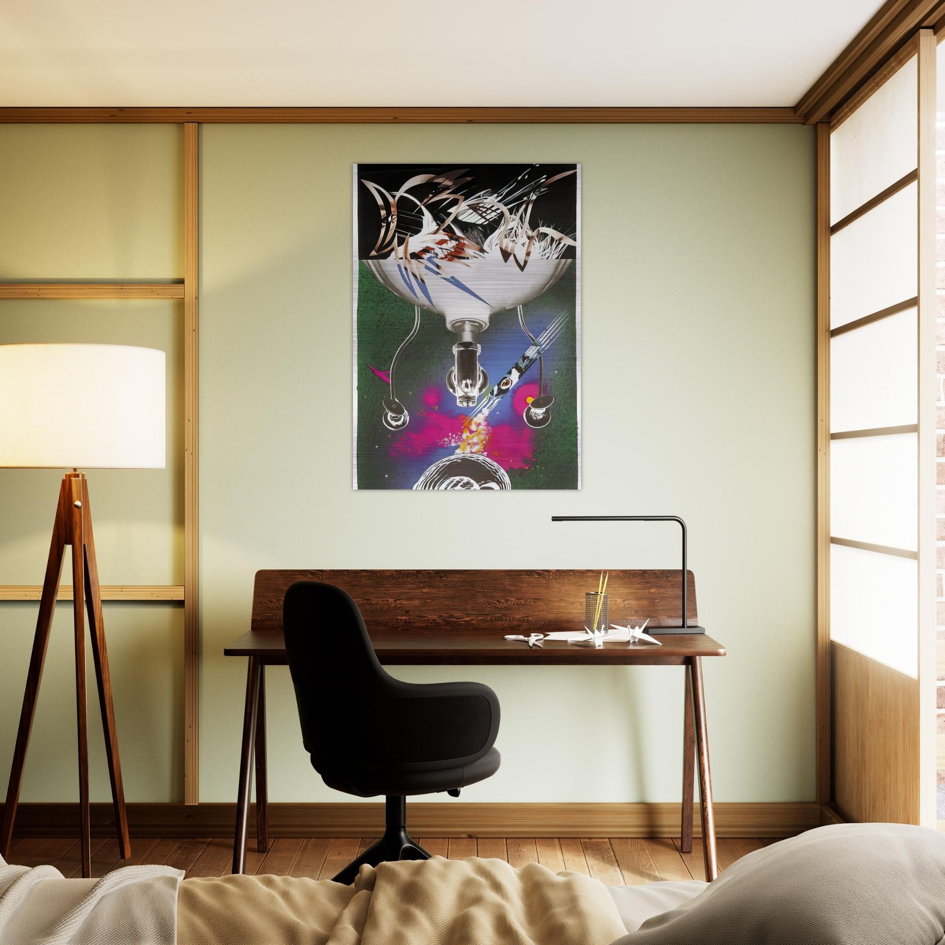 Where the Water Goes - James Rosenquist Brushed Aluminum Print - 70x100 cm / 28x40 inches | James Rosenquist Aluminum Print | James Rosenquist Prints
