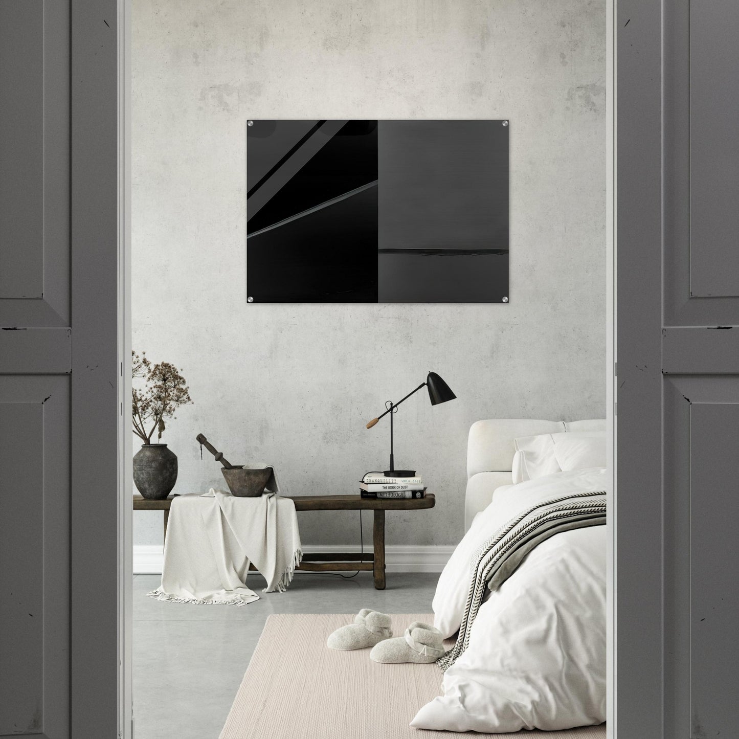 Peinture 222 x 314 cm, 24 février 2008 - 2008 - Pierre Soulages Acrylic Print - 70x100 cm / 28x40″ inches | Pierre Soulages Wall Art | Pierre Soulages Prints