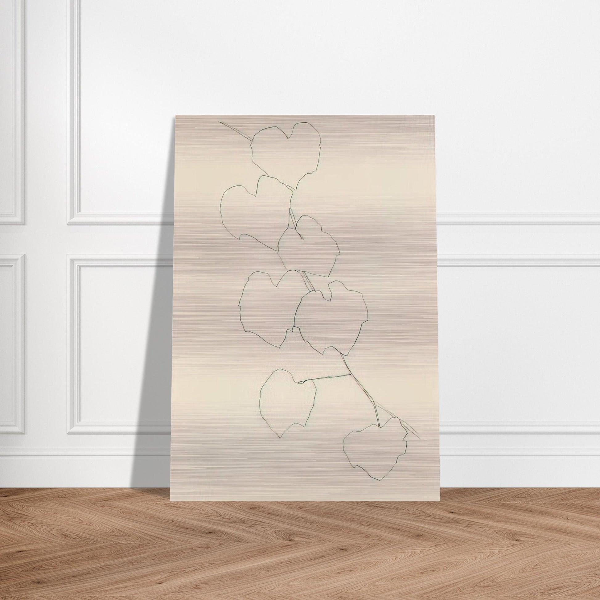 Grape Leaves II - Ellsworth Kelly Brushed Aluminum Print - 70x100 cm / 28x40 inches | Ellsworth Kelly Aluminum Print | Ellsworth Kelly Prints