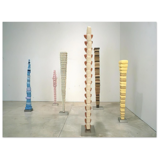Louise Bourgeois - CHARACTERS 1965  75x100 cm / 30x40inches Fine Art Poster