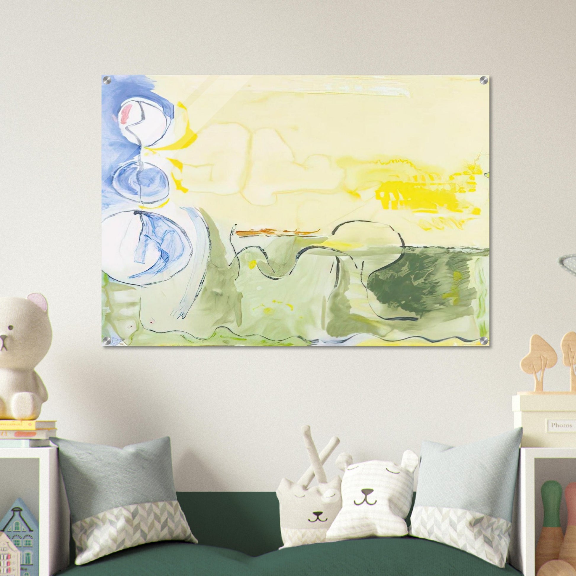 Flotilla - 2006 - Helen Frankenthaler Acrylic Print - 70x100 cm / 28x40″ inches | Helen Frankenthaler Wall Art | Helen Frankenthaler Prints