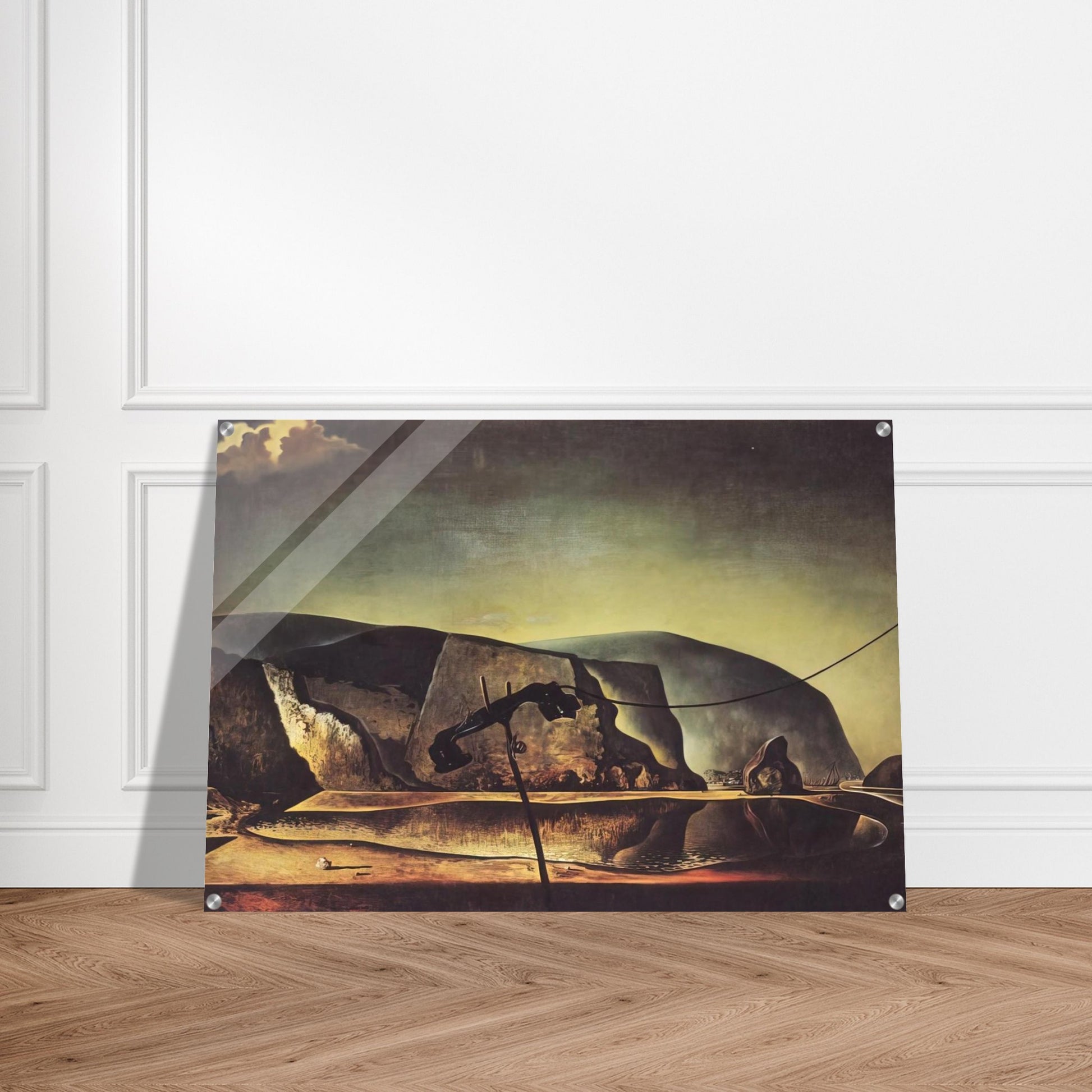 MOUNTAIN LAKE - Salvador Dali Acrylic Print - 70x100 cm / 28x40″ inches