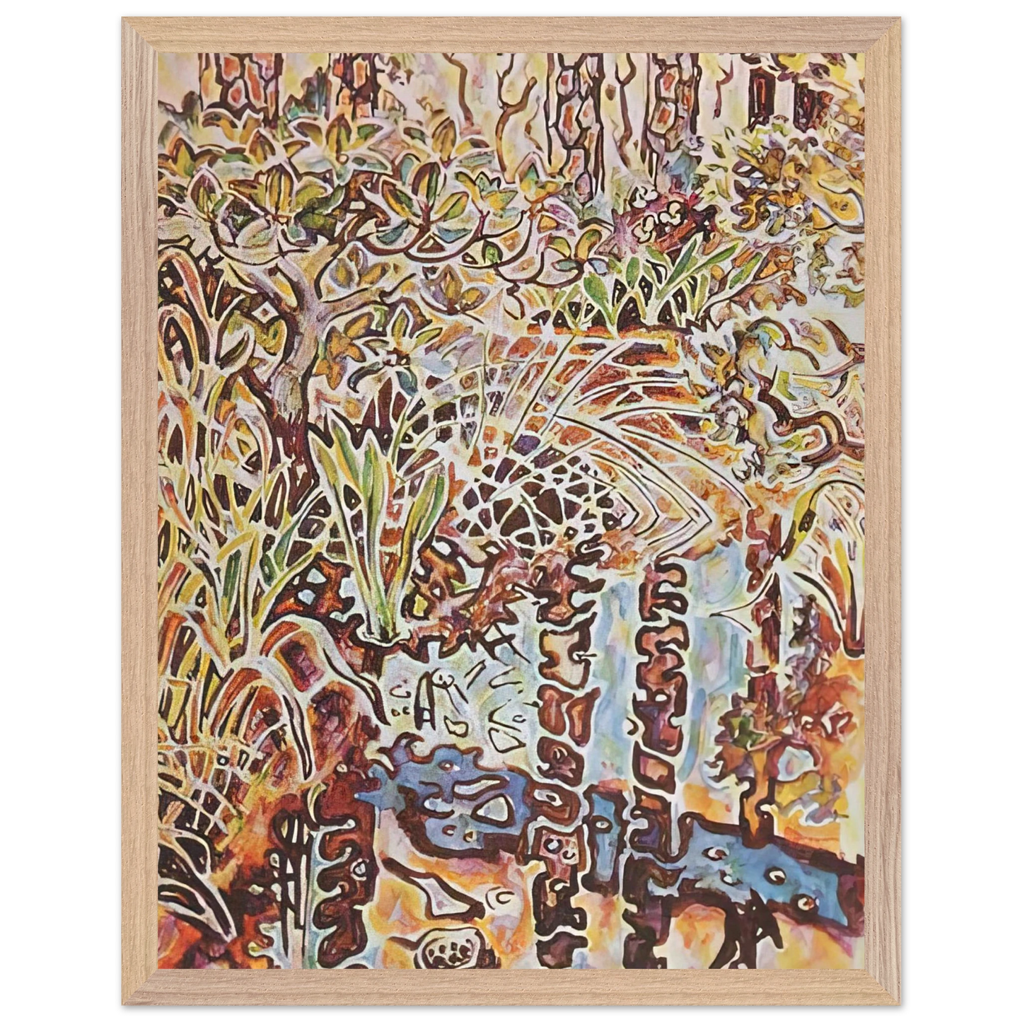 Walter Inglis Anderson - Walter Anderson Wall art - A3 (29.7 x 42  cm) - Premium Wooden Framed Poster With Fine Art Paper-canvas - White frame