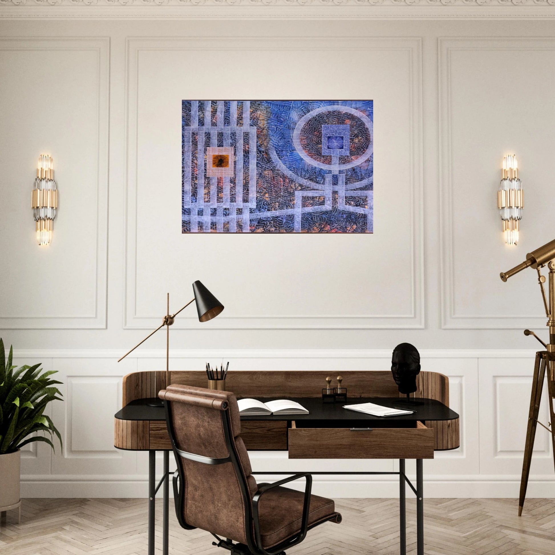 Exile - 1974 - Jimmy Ernst Brushed Aluminum Print - 70x100 cm / 28x40 inches | Jimmy Ernst Aluminum Print | Jimmy Ernst Prints