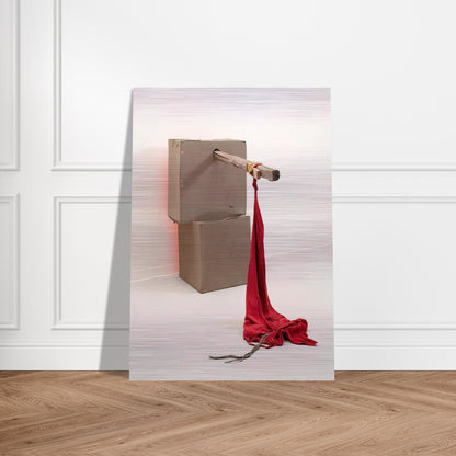 UNTITLED EARLY EGYPTIAN 1973 0 - Robert Rauschenberg Brushed Aluminum Print - 70x100 cm / 28x40 inches | Robert Rauschenberg Aluminum Print | Robert Rauschenberg Prints