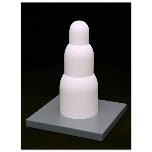 Sol LeWitt - Three Stacked Domes  75x100 cm / 30x40inches Fine Art Poster