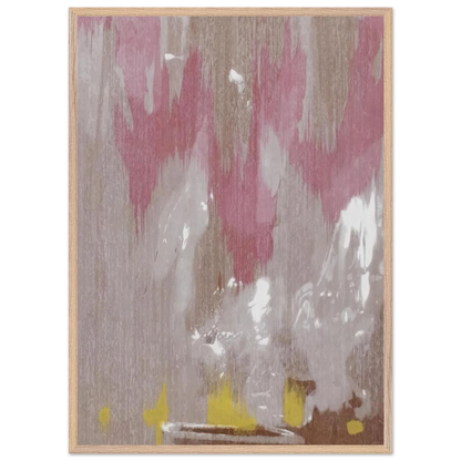 Helen Frankenthaler - Tales of Genji IV - 1998 Wall art - 50x70 cm / 20x28 inches - Premium Wooden Framed Poster With Fine Art Paper - White frame
