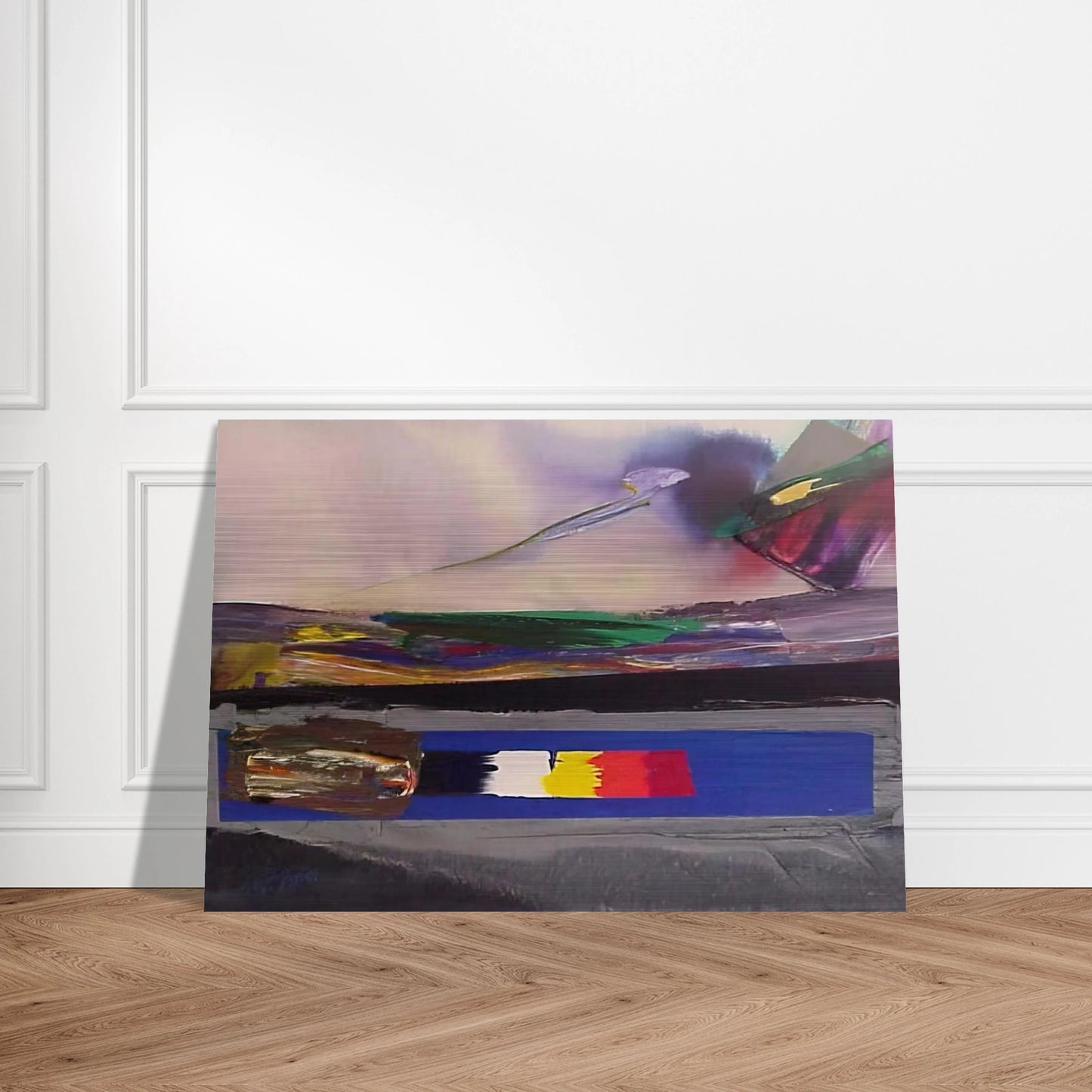 Phenomena Prism Yield - 1986 - Paul Jenkins Brushed Aluminum Print - 70x100 cm / 28x40 inches | Paul Jenkins Aluminum Print | Paul Jenkins Prints