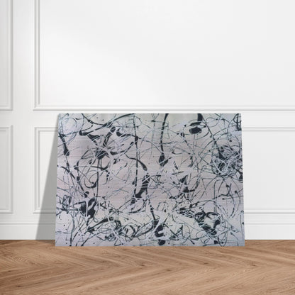 NUMBER 23 - Jackson Pollock Brushed Aluminum Print - 70x100 cm / 28x40 inches | Jackson Pollock Aluminum Print | Jackson Pollock Prints