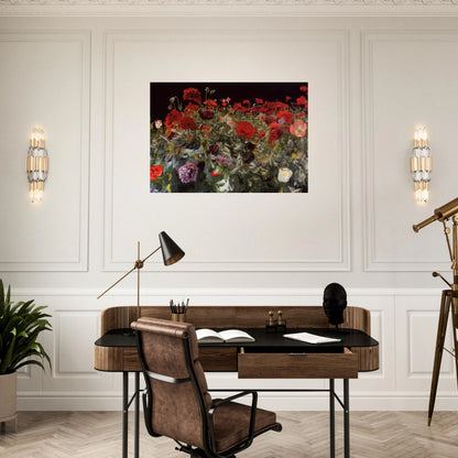 Poppies - John Singer Sargent Brushed Aluminum Print - 70x100 cm / 28x40 inches | John Singer Sargent Aluminum Print | John Singer Sargent Prints