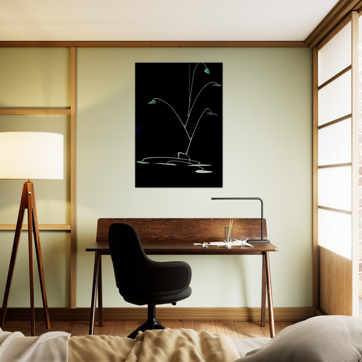 STAINLESS STEALER 1966 - Alexander Calder Brushed Aluminum Print - 70x100 cm / 28x40 inches | Alexander Calder Aluminum Print | Alexander Calder Prints