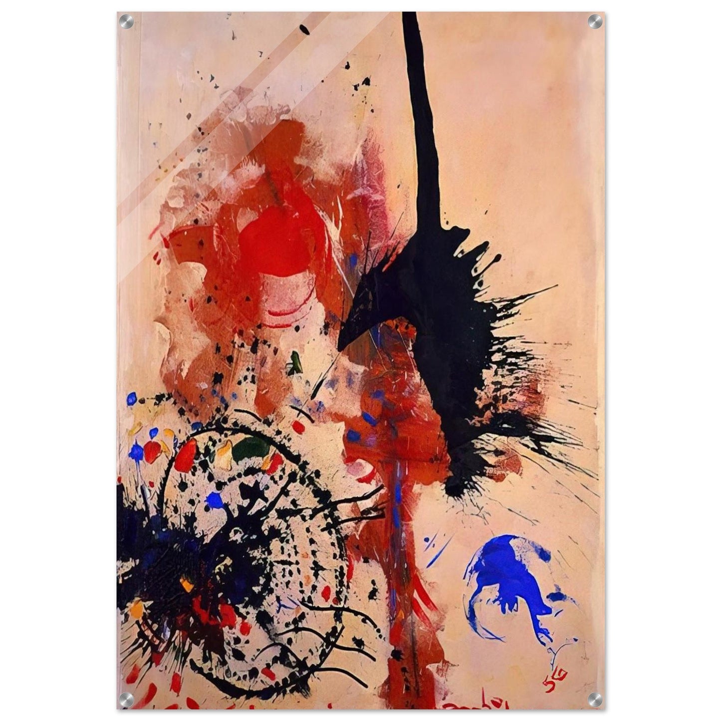 The Prey - Hans Hofmann Acrylic Print - 70x100 cm / 28x40″ inches