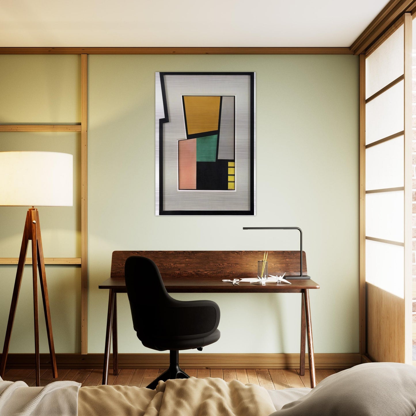 Négal - 1943 - Carmelo Arden Quin Brushed Aluminum Print - 70x100 cm / 28x40 inches | Carmelo Arden Quin Aluminum Print | Carmelo Arden Quin Prints