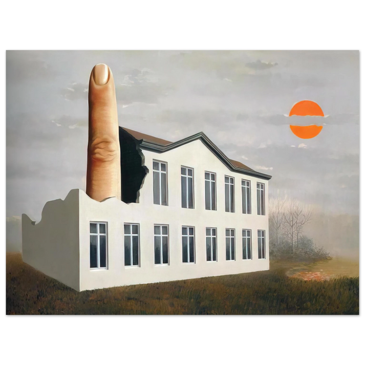Rene Magritte - THE REVEALING OF THE PRESENT 1936  75x100 cm / 30x40inches Fine Art Poster
