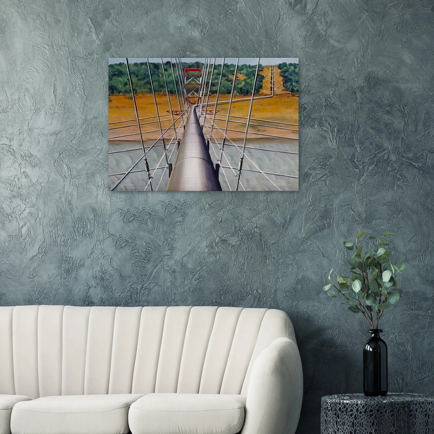 Pipeline - 1955 - Clarence Holbrook Carter Brushed Aluminum Print - 70x100 cm / 28x40 inches | Clarence Holbrook Carter Aluminum Print | Clarence Holbrook Carter Prints