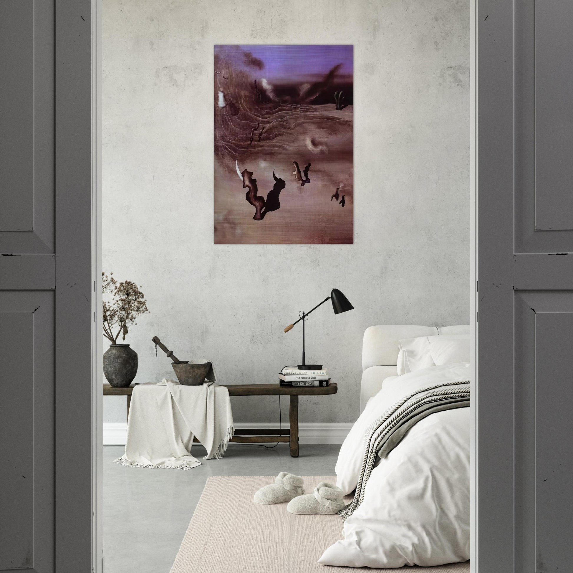 Wind - Yves Tanguy Brushed Aluminum Print - 70x100 cm / 28x40 inches | Yves Tanguy Aluminum Print | Yves Tanguy Prints