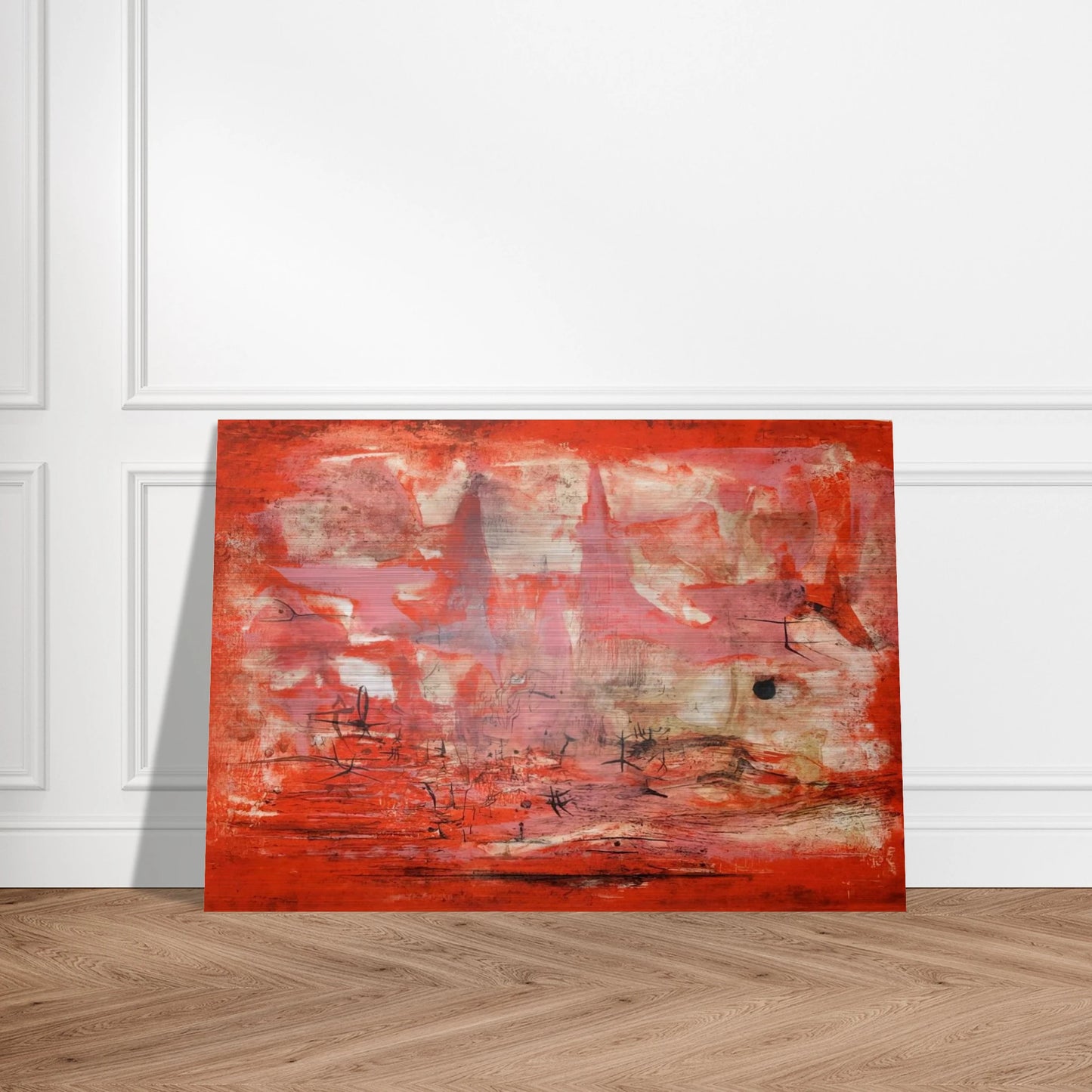 EMBRASEMENT 1954 - Zao Wou-Ki Brushed Aluminum Print - 70x100 cm / 28x40 inches | Zao Wou-Ki Aluminum Print | Zao Wou-Ki Prints