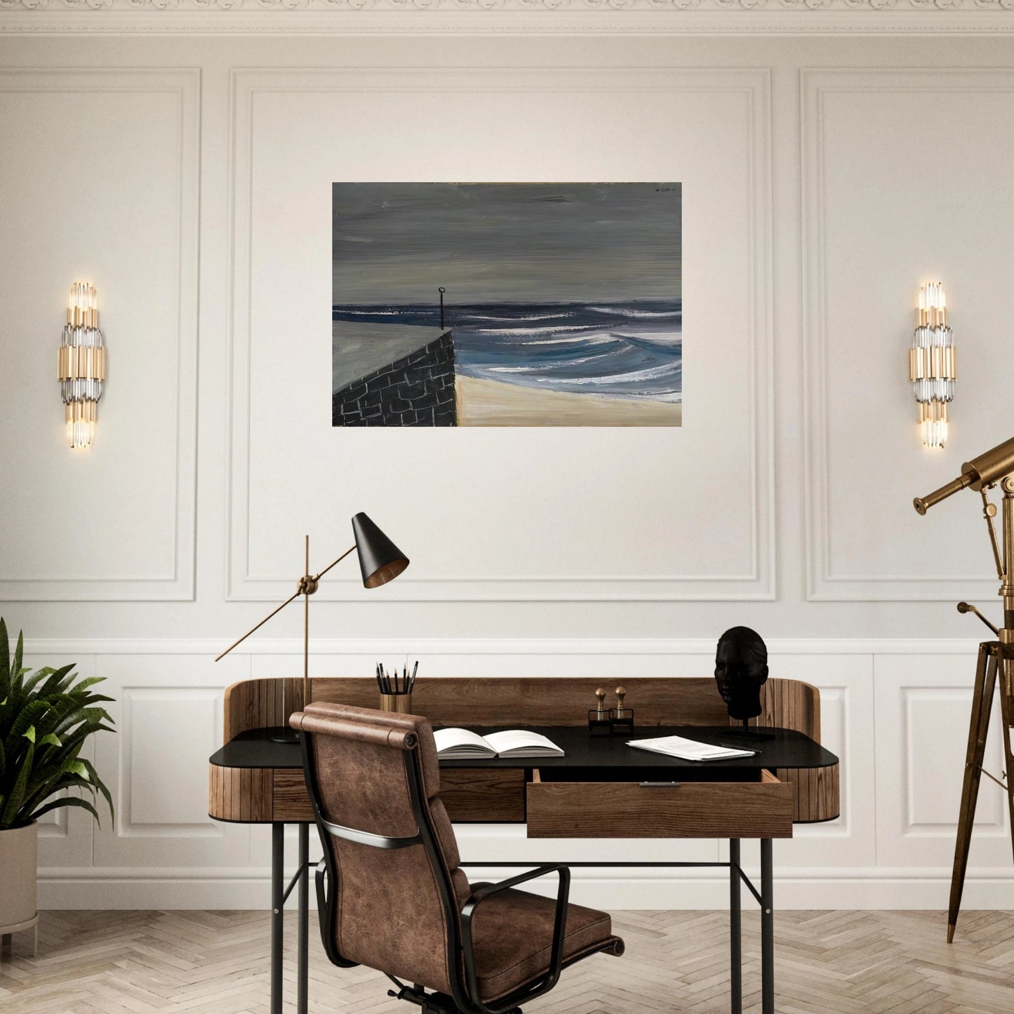 Sennen - 1950 - William Scott Brushed Aluminum Print - 70x100 cm / 28x40 inches | William Scott Aluminum Print | William Scott Prints