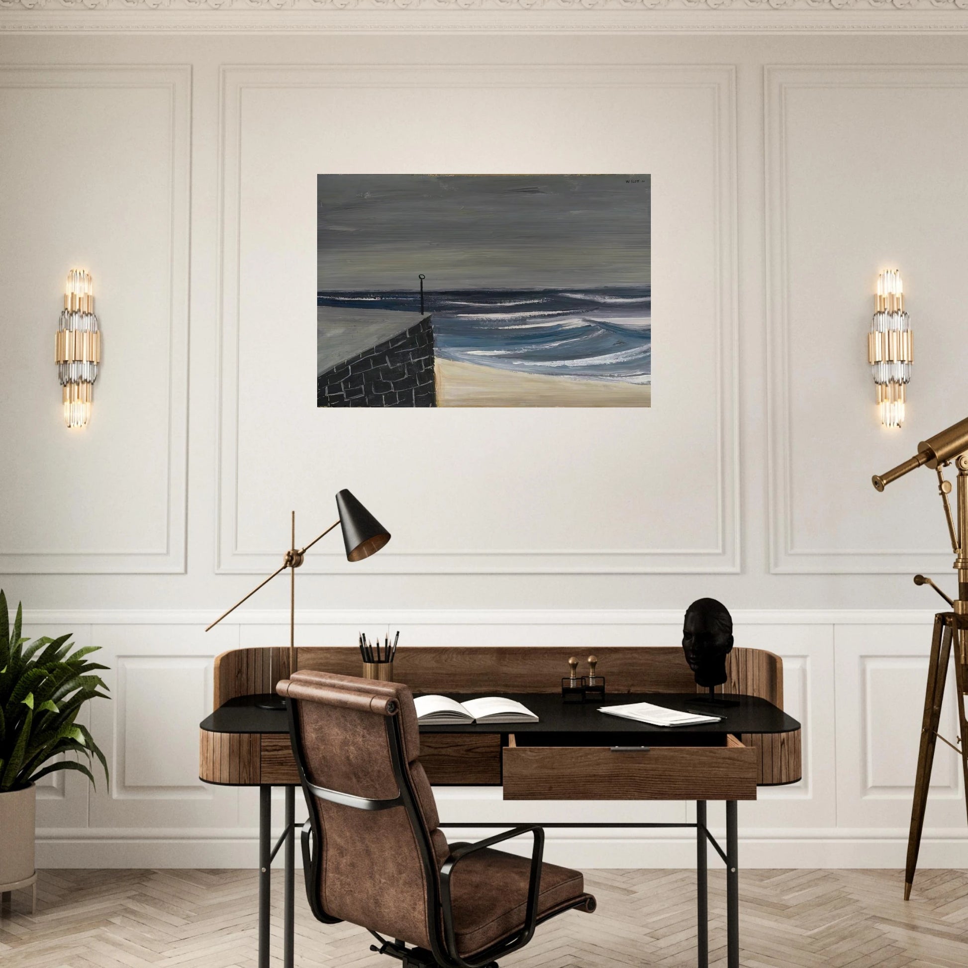 Sennen - 1950 - William Scott Brushed Aluminum Print - 70x100 cm / 28x40 inches | William Scott Aluminum Print | William Scott Prints