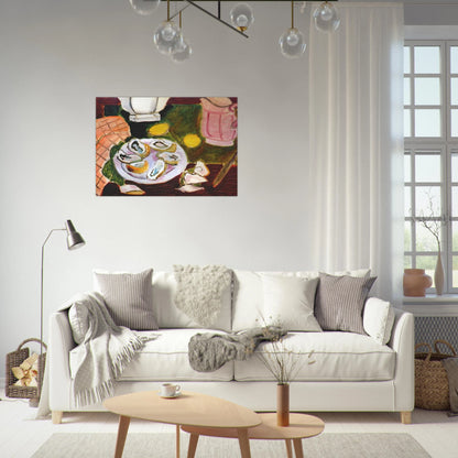 OYSTERS 1940 - Henri Matisse Brushed Aluminum Print - 70x100 cm / 28x40 inches | Henri Matisse Aluminum Print | Henri Matisse Prints