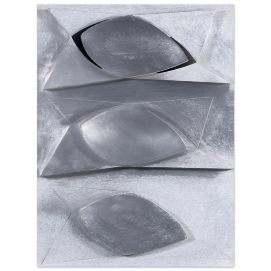Gyula Kosice - Composition-Relief - Concretism  75x100 cm / 30x40inches Fine Art Poster