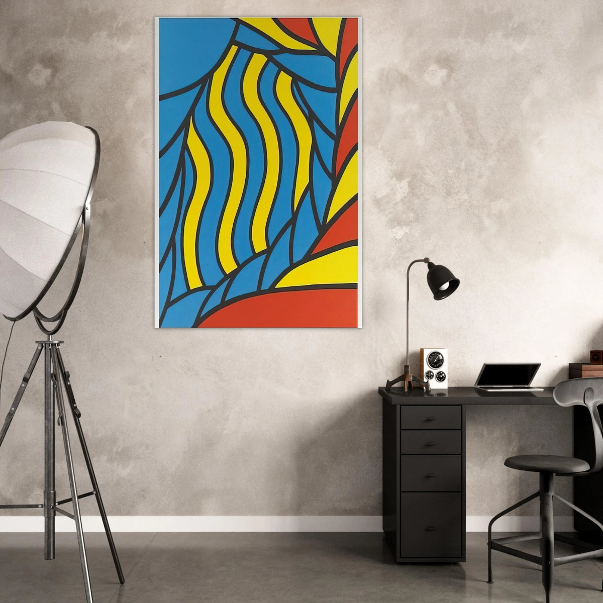 Flying Circus - 1965 - Nicholas Krushenick Art Prints - 100x150 cm / 40x60″ inches | Nicholas Krushenick Poster | Nicholas Krushenick Prints