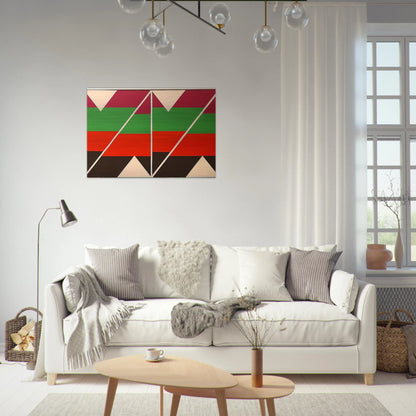 Scissors Jack - 1974 - Larry Zox Brushed Aluminum Print - 70x100 cm / 28x40 inches | Larry Zox Aluminum Print | Larry Zox Prints