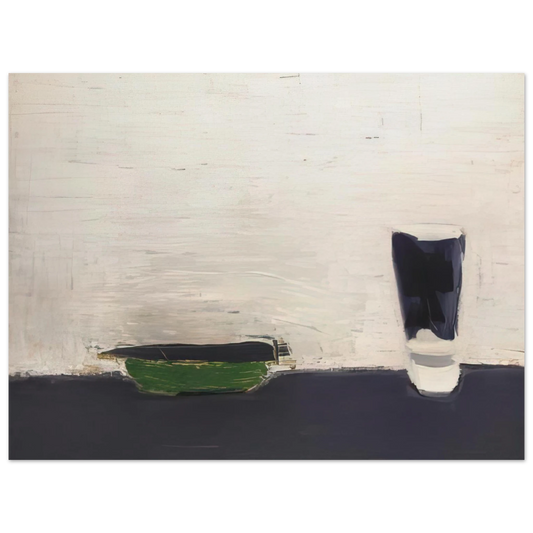 Nicolas de Stael - Nature morte au verre - 1954 Fine Art Poster